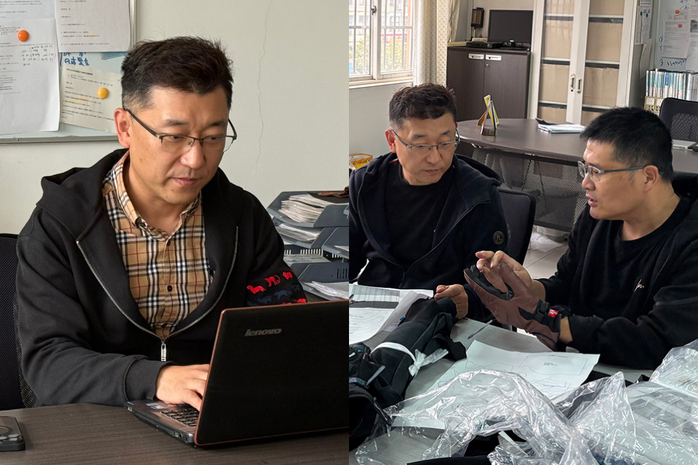 海外工場：PCで進捗を管理